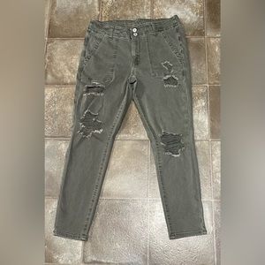 Olive green American Eagle Jeans